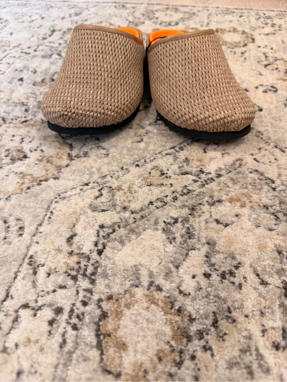 NWT ROAM Raffia Mule, Natural, Size 6 - Picture 5 of 6